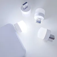 USB Plug Lamp Mini Night Light Computer Mobile Power Charging Small Book Lamps LED Eye Protection Reading Light Desk Lighting 1