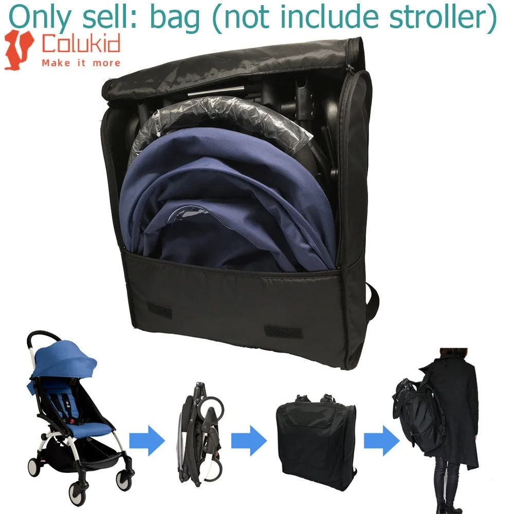 COLU KID&reg; Stroller Knapsack Prams Organize Travel Bag Pushchair Transport Bag for Babyzen Yoyo Yoya & Mini Easywalker Stroller