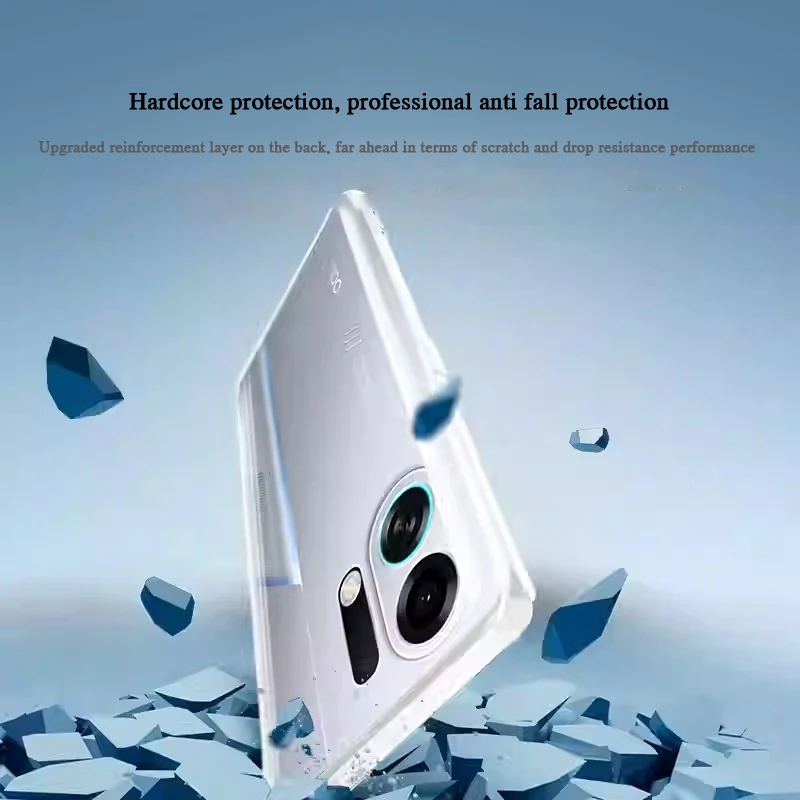 Clear Soft Silicone Phone Case with Lens Protective Cover and High-Quality Thin Transparent TPU Back