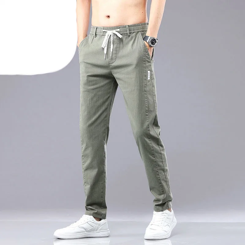 Spring Summer KPOP Fashion Style Harajuku Slim Fit Trousers Loose All Match Korean Style Casual Pants High Waist Pockets Pants