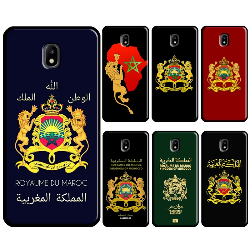 Marocco Maroc Marocchino Bandiera Fundas Copertura Per Samsung Galaxy J3 J5 J7 2016 A3 A5 2017 J4 J6 A6 A8 Più J8 2018 Paraurti
