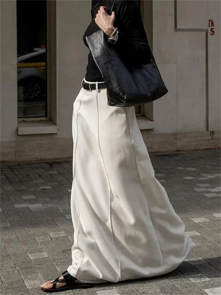 スカート suzuki takayuki long skirt white スズキタカユキ スカート