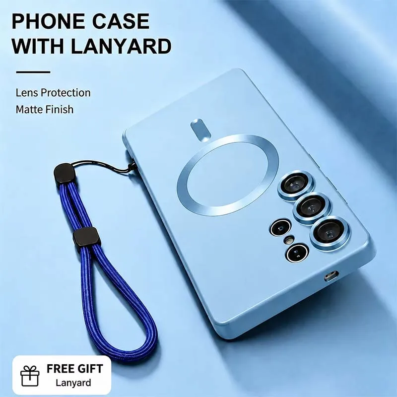 Magnetic Metal Thin Soft TPU Protective Phone Case