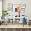 78.7"x39.4" Dining Table, Industrial Kitchen Table for 8-10 Person, Rectangular Dinner Table for Dining Room Kitchen 6