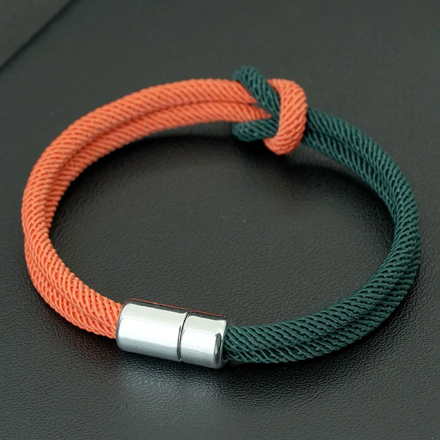 Color Blocking Ukraine Flag Bracelet Unisex Casual