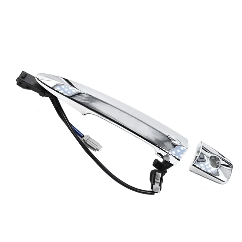 

Передняя левая и внешняя дверная ручка автомобиля, хромированный пластик, подходит для Nissan Leaf Sentra Maxima Murano 806469N00A 806451AA0A