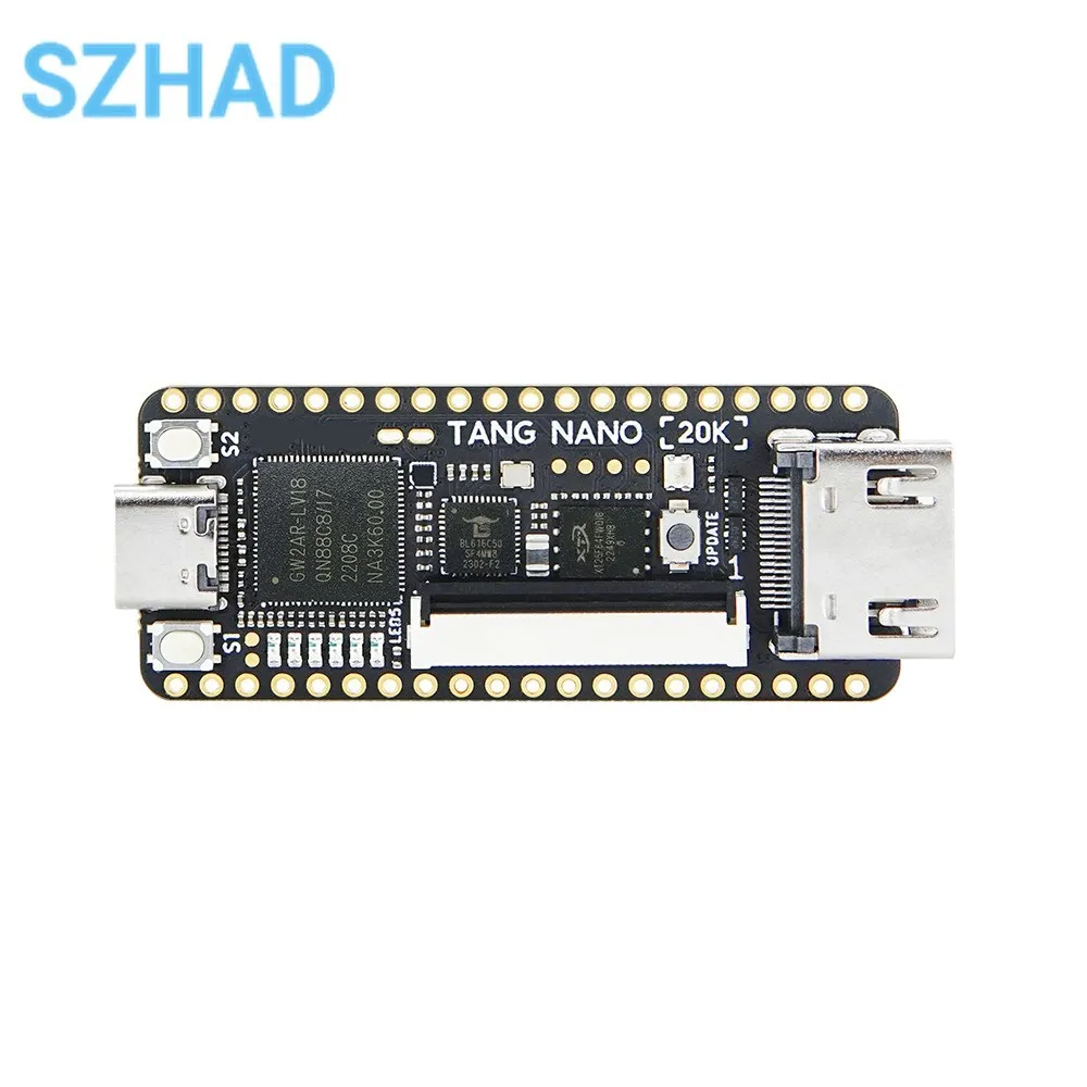 Produktbild von Tang Nano 20K FPGA-Entwicklungsboard – Mit GW2AR-18, 64MB SDRAM, JTAG & USB2.0 HS, Für Retro-Gaming & Linux