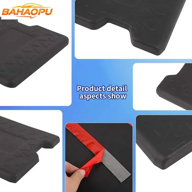 바하오푸 블랙 TPE 자동차 팔걸이 쿠션 보호 패드 액세서리 포드 F150/F250/F350/F450 2021 2022 2023 2024 2025년식 이후 차량용