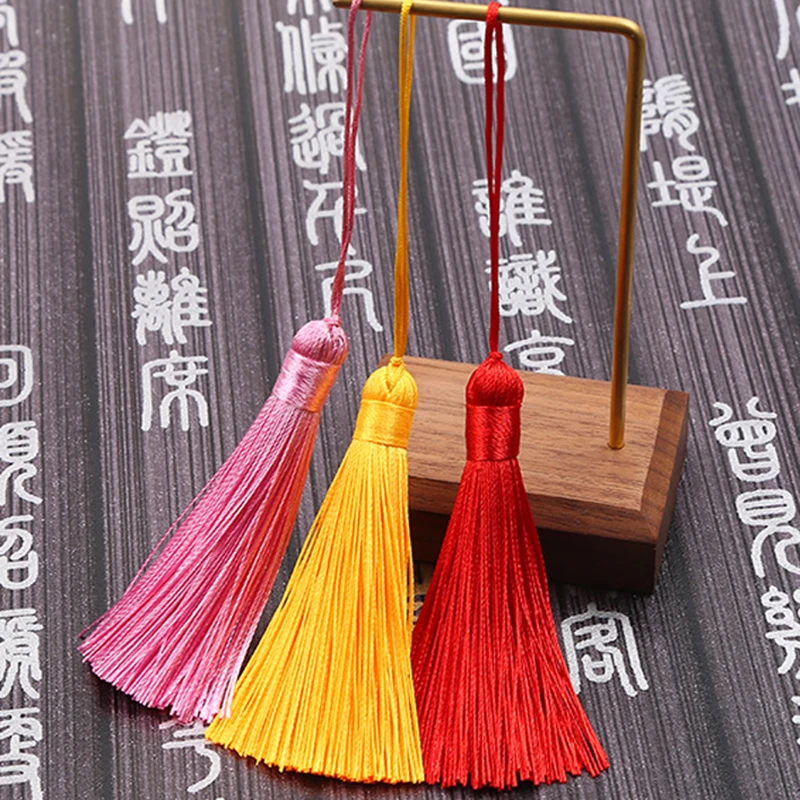 DIY 공예용 폴리에스터 실크 술, 프린지 브러시, 홈 데코, 재봉 커튼 액세서리, 8cm, 5 개, 10 개