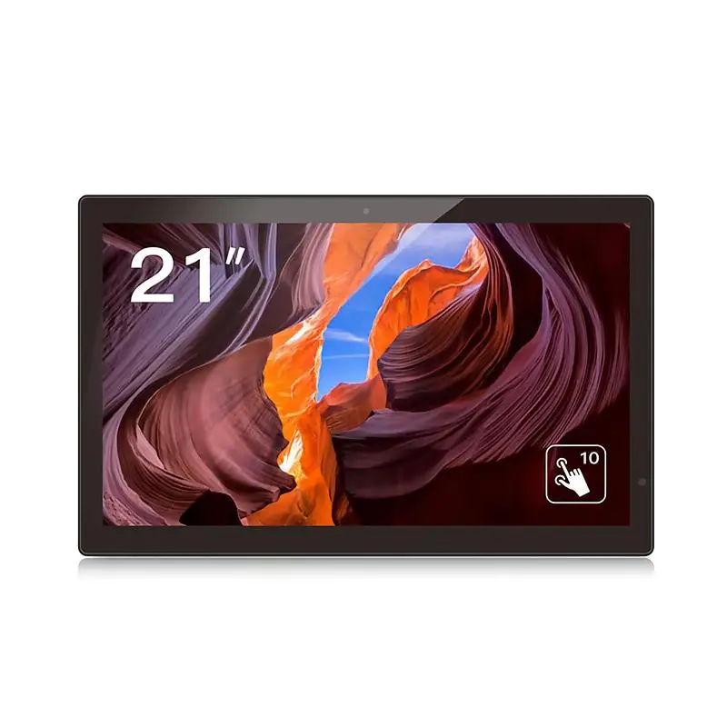 

Portable 21.5 inch wall mount tv full high definition 1920*1080 capacitive touch screen PC VESA advertisement digital monitor