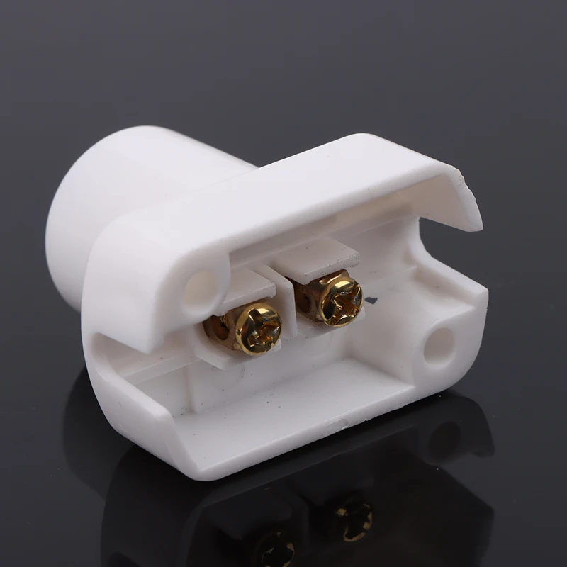Description Picture 6 of item1Pc White Mini Screw Lamp Base E12 E14 E17 Supporto Lamp Holder Light Bulb Socket Holder Adapter Lamp Fixing Base Accessories