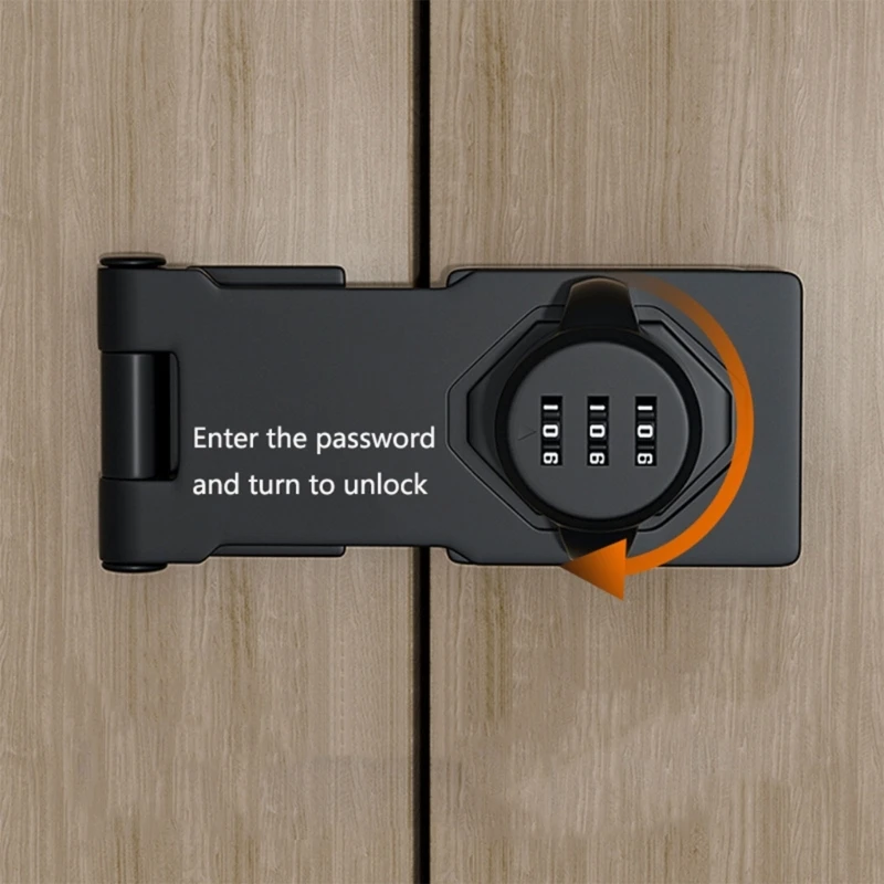 3Digit Combination Locks Zinc Alloy Password Drawer Locks Mechanical