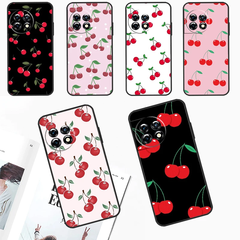 Black Pink Cherry Phone Case