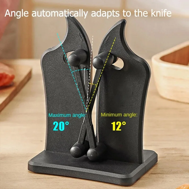 Kitchen Knife Sharpener Tools Easy And Safe Stainless Steel Knife Sharpener Kitchen Chef's Knife Damascus Knife Kitchen Tools - 4