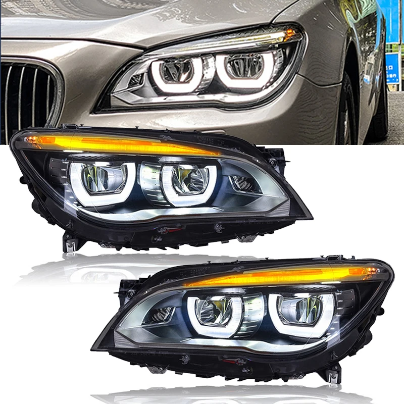 

Full LED Modified Car Front Headlamp for BMW 7 Series F01 F02 Headlights 2009 10 11 12-2015 730i 740i 750i 760i Auto Accessories