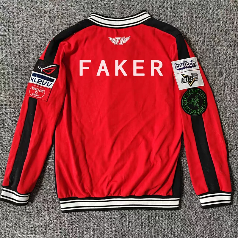 Game LOL World Champion S7 Team SKT T1 Players Uniform Baseball