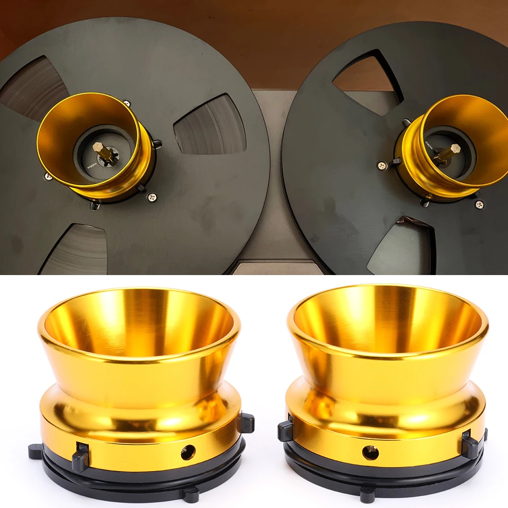 1 Paar Nab Hub Adapter 10 Inch Universele Opener Laadapparaat Voor Studer Aluminium Nab Hub Adapter Voor Akai Universele Reel Tape Recorder Accessoires Voor Teac