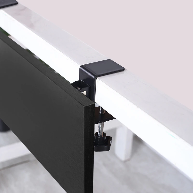 새로운 L자형 접이식 데스크탑 브래킷 헤비듀티 펀치프리 공간 절약형 데스크탑 확장 플레이트 랙 하드웨어 액세서리