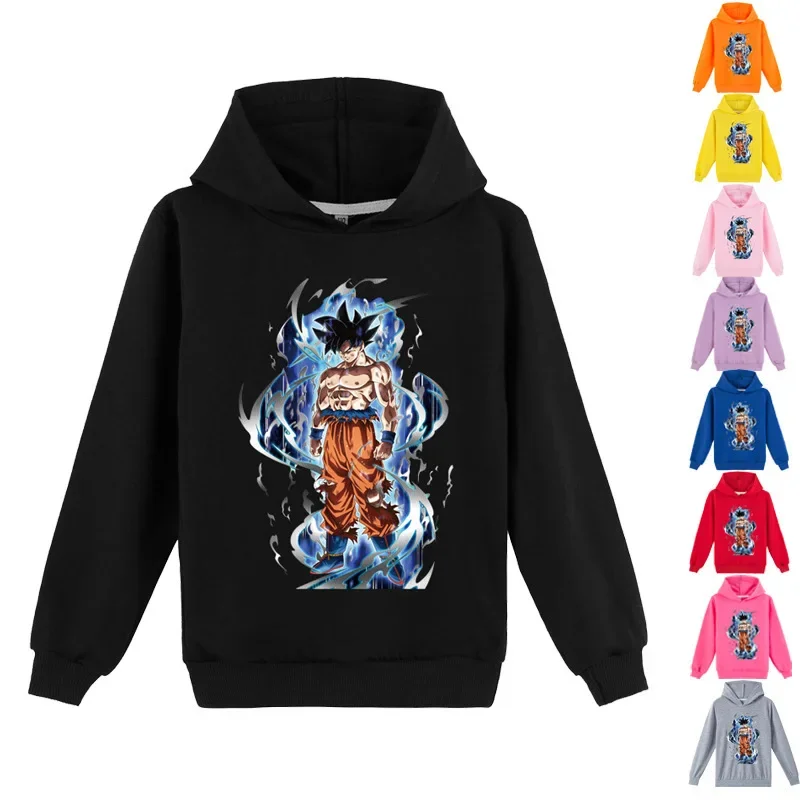 

Children's Clothing Fashion Dragon Ball Hoodie Sweatshirt Clothes for Children From 1 To 12 Years Tiny Cottons Kids Winter 2024