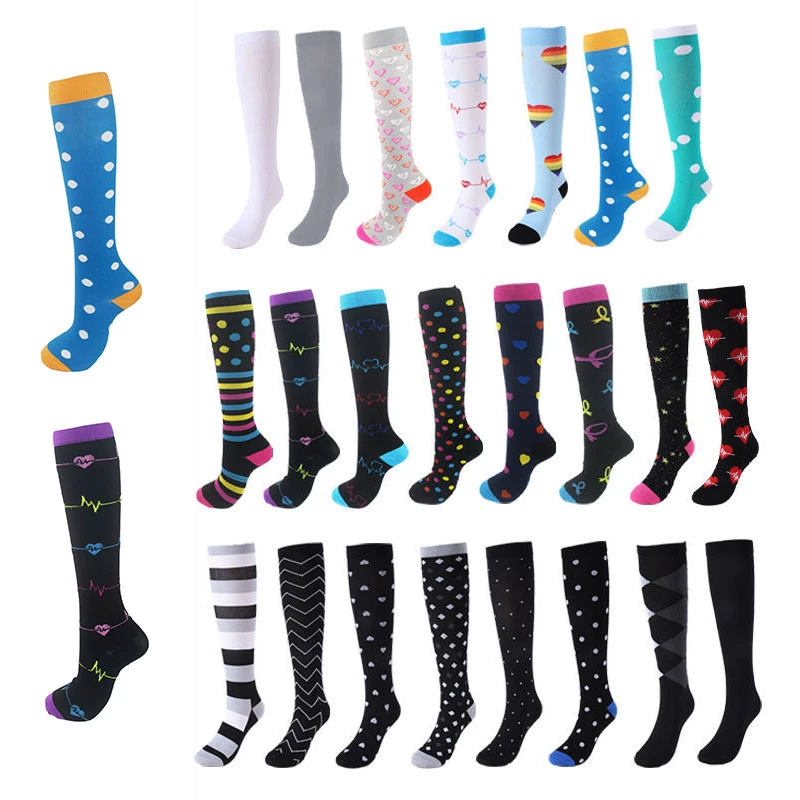 Compression Stockings Golf Sport Socks Blood Circulation Promotion