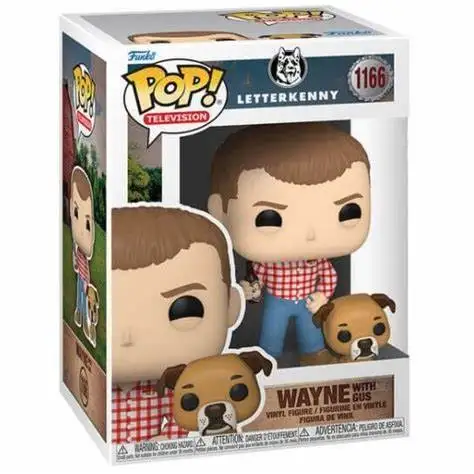 thumbnail image 2 of 2022 nueva llegada Funko Pop Letterkenny DARYL 1163# KATY 1164# WAYNE con Gus1166# muñecas de vinilo figura modelo juguetes para niños regalo, 2 of 5