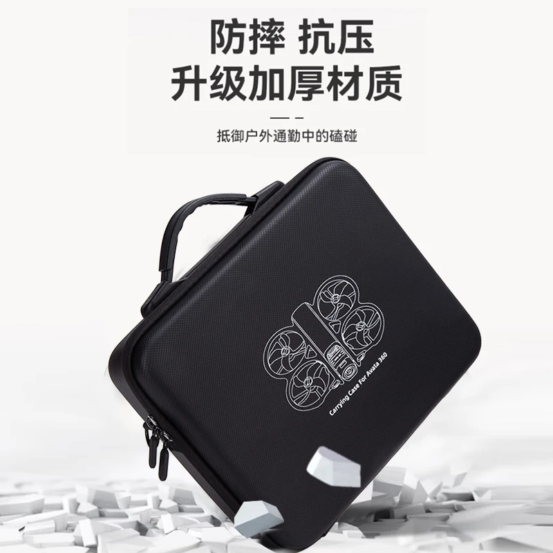 DJI 아바타 360용 보관 가방, 휴대용 케이스, 여행용 PU/나일론 핸드백, DJI 아바타 360 드론 액세서리용 숄더 스트랩 포함