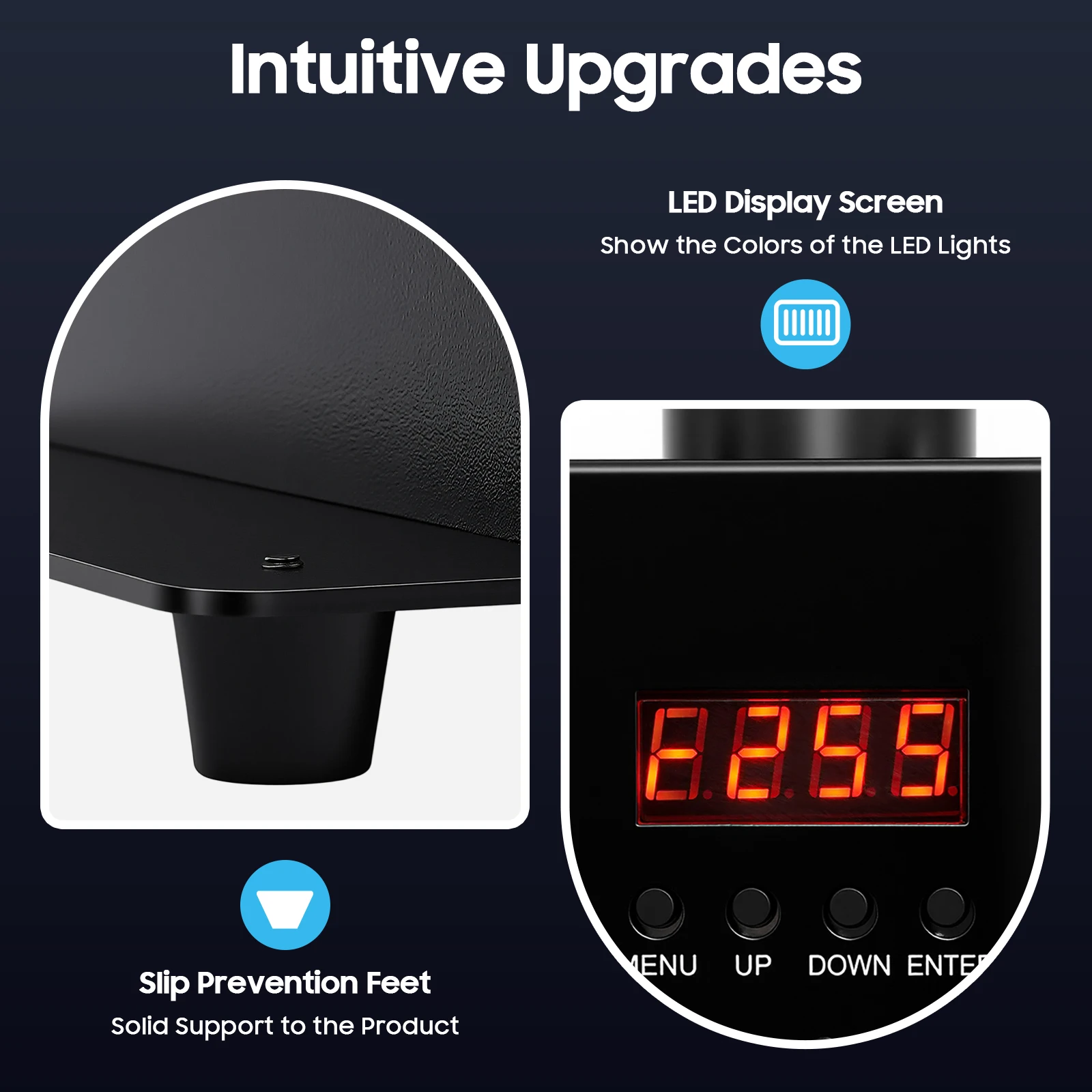 CO2 Fog Machine with 12 LEDs for Stage and Party