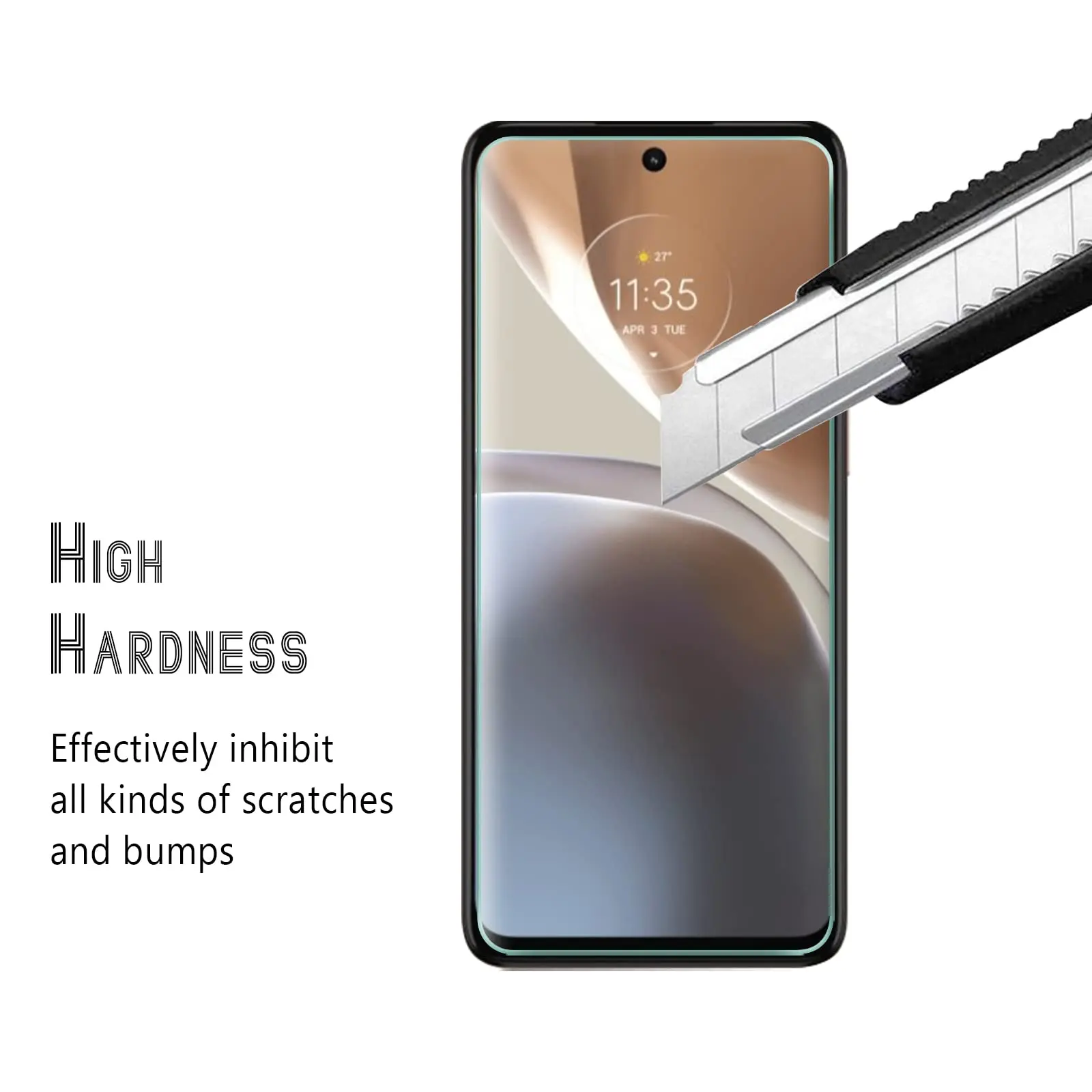 Crystal Mica 9H Tempered Glass Screen Protector - HD Clear, Transparent, Anti-Scratch