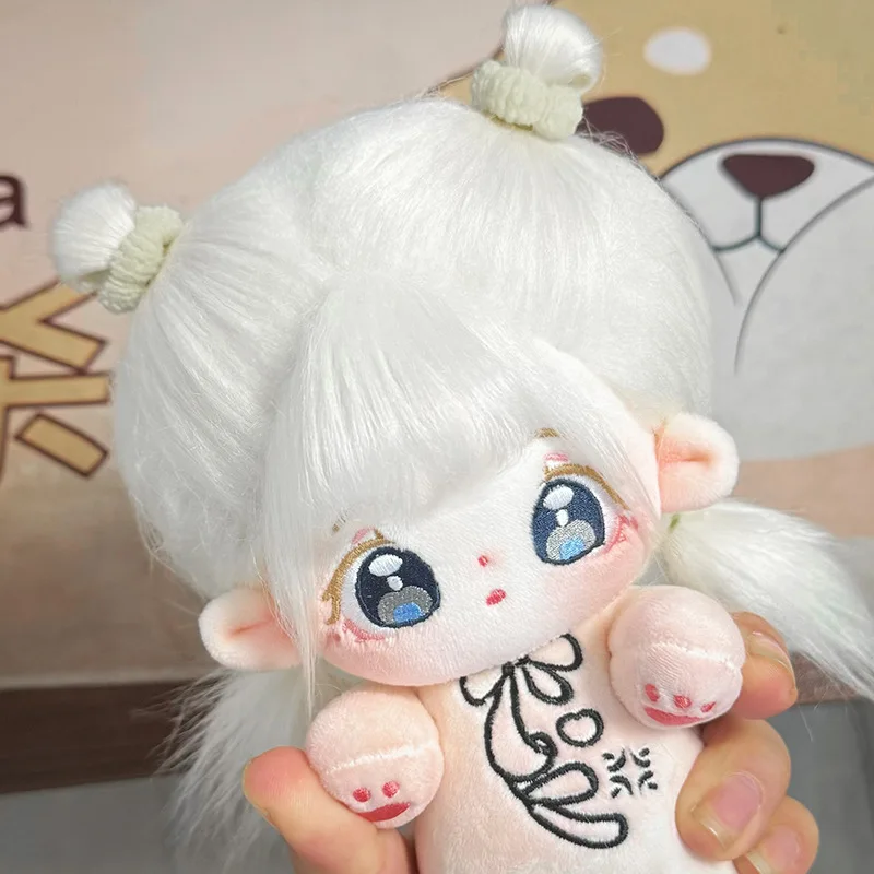 20cm Idol Doll Plush Cotton Star Dolls Cute Stuffed Baby Plushies Hamster pattern No Attributes Dolls Toys Fans Collection Gift 3