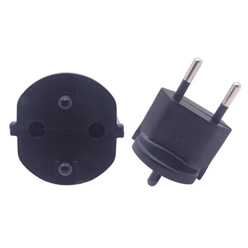 1PC European France Plugs Travel Adapter 3 Pin Plug 16A to 10A 250V Power Plug EU Electrical