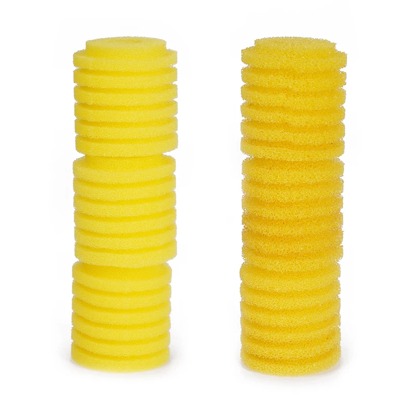 Yellow Aquarium Fish Tank Filter Built In Filter Element Filter Cotton Core Sponge Replacement Cotton Core Water Pump Filter – Detail 3