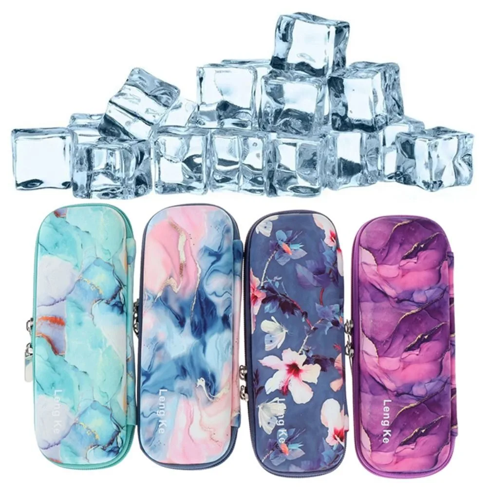 

Aluminum Foil Insulin Storage Bag Practical Drug Freezer EVA Insulated Bag Zipper Diabetic Cooling Case Diabetes People
