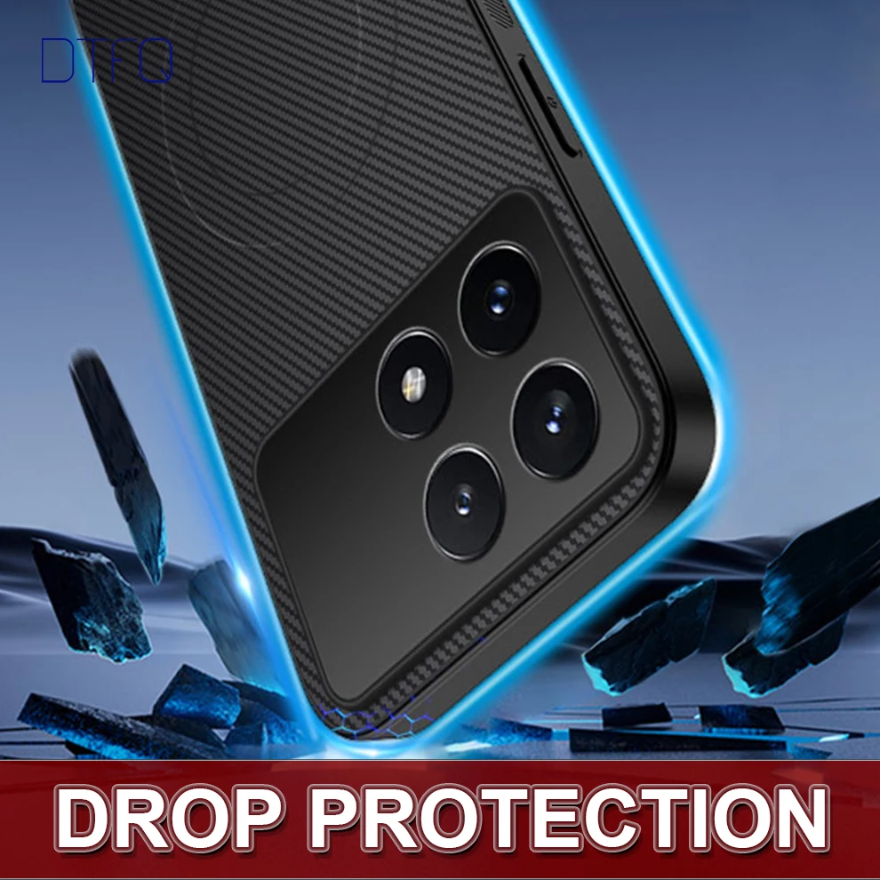 Carbon Fiber Shockproof Magnetic Luxury Back Cover Case