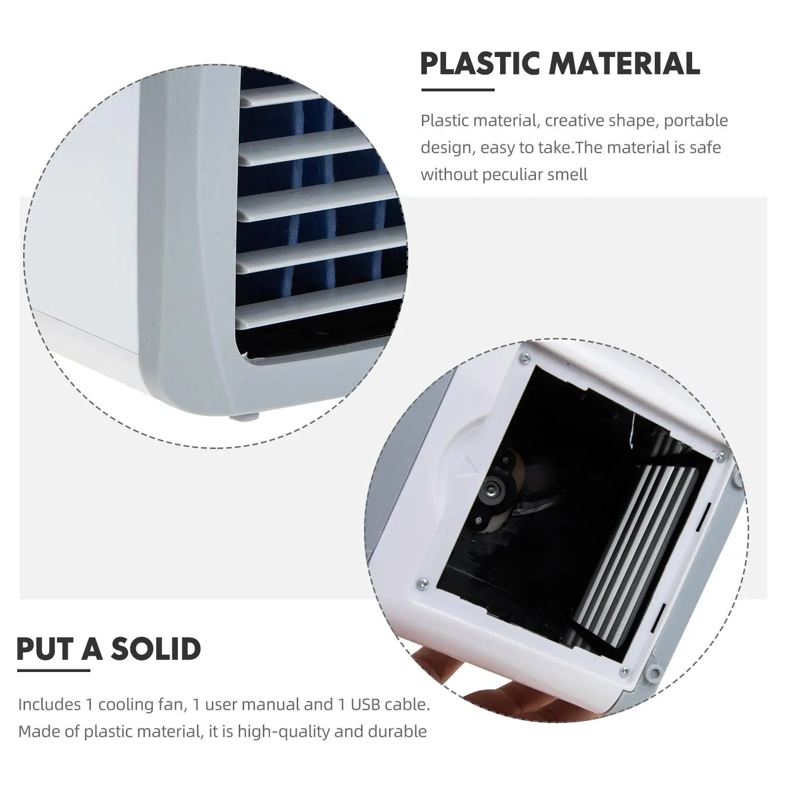 Portable Desktop Air Cooler Cooling Fan Small Conditioner Mini Fan Humidifier Usb Cooling Evaporative Air Cooler Portable