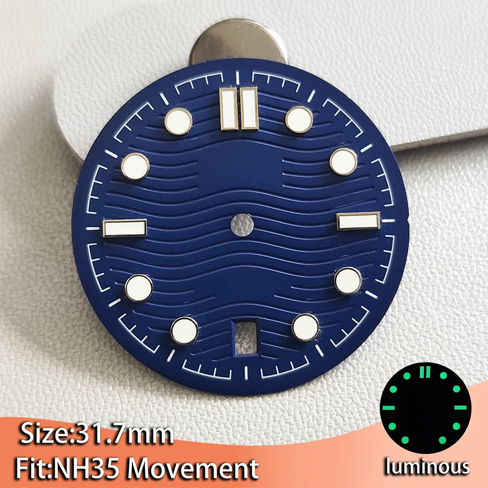 Green C3 Luminous Watch Dial Hands for Automatic Movement Men's Watches Replacement Accessory