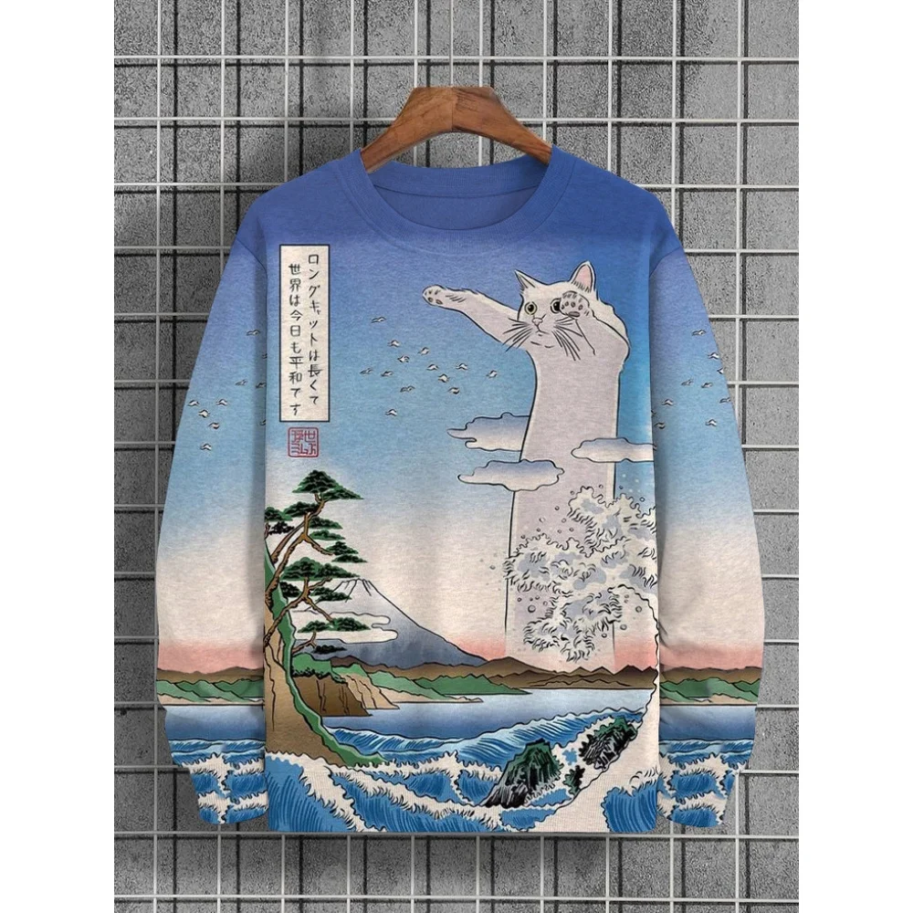 

Men's Hoodie Autumn Winter 3d Print Boy Cool Hip Hop Hoodies Casual O Neck Pullover Harajuku Long Sleeved Streetwear Clothing