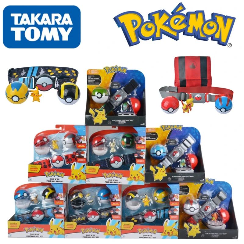 Genuine American Version Wtc Pokemon Anime Figure Pikachu Kawaii Elf Ball Belt Retractable Suit Takara Tomy Children S Toys Gift Aliexpress