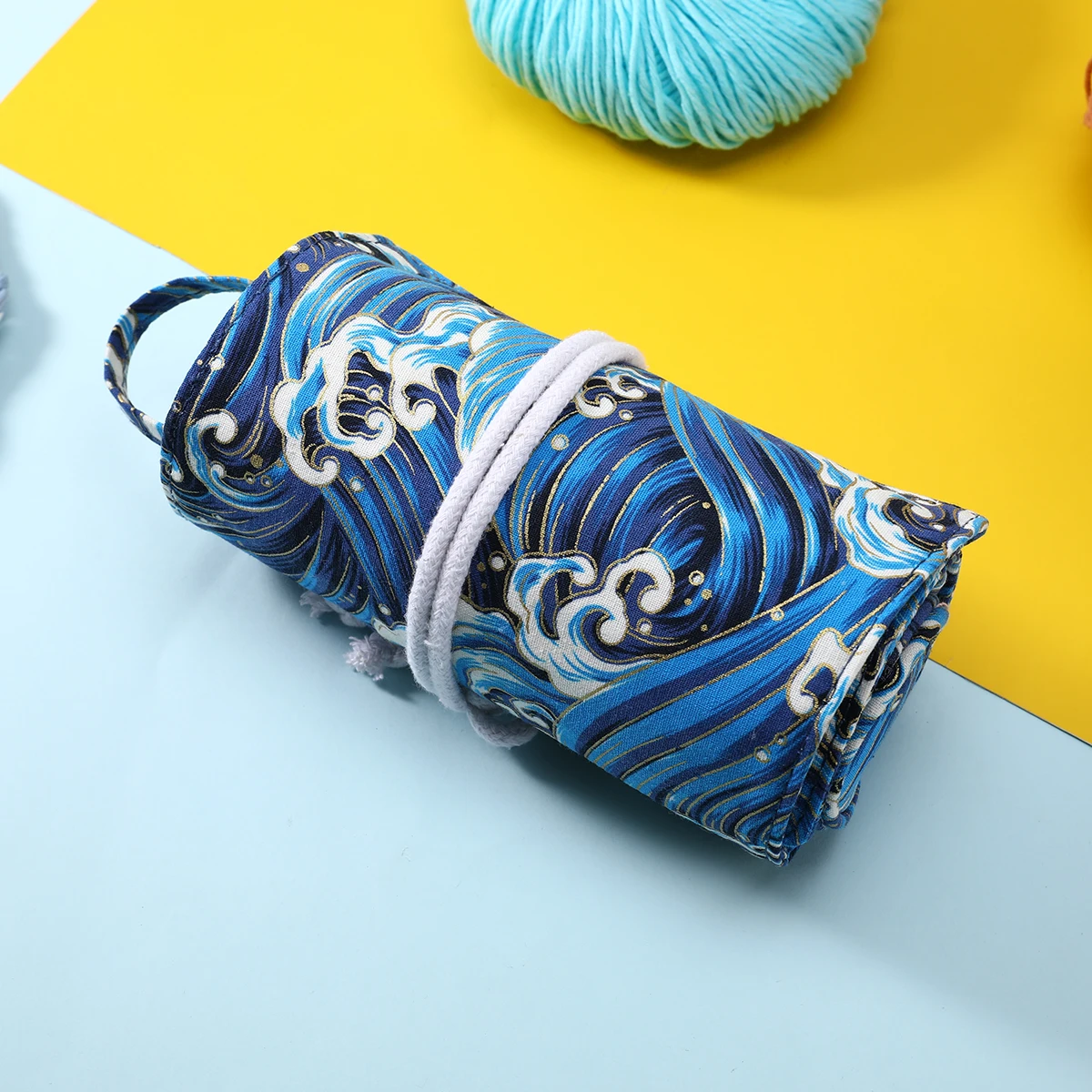 Sewing Accessories Yarn Storage Bag Yarn Storage Organizer New Empty Portable Knitted Wool Bags Fashine Small Yarn Storage Bag Foldable Cerchet Hooks Bags for Sewing Tools Accessories Gif