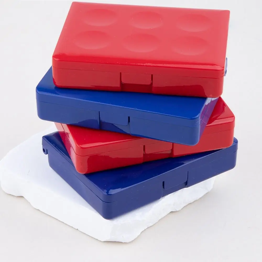 보관 상자 12/24 그리드 미니 수채화 상자 빈 휴대용 그림 안료 상자 1ml 수채화 그림 팔레트 미술 용품