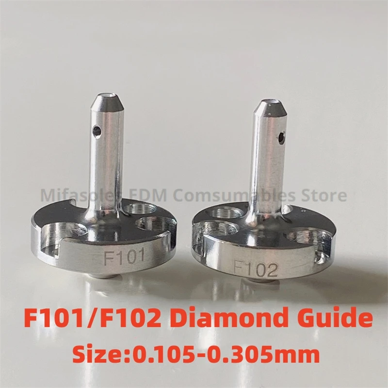 

EDM Wire Cut Parts Diamond Upper & Lower Wire Guide F101 F102 0.105-0.305mm A290-8021-X766/X776 For FANUC O.P.Q.R.R.T.W Service