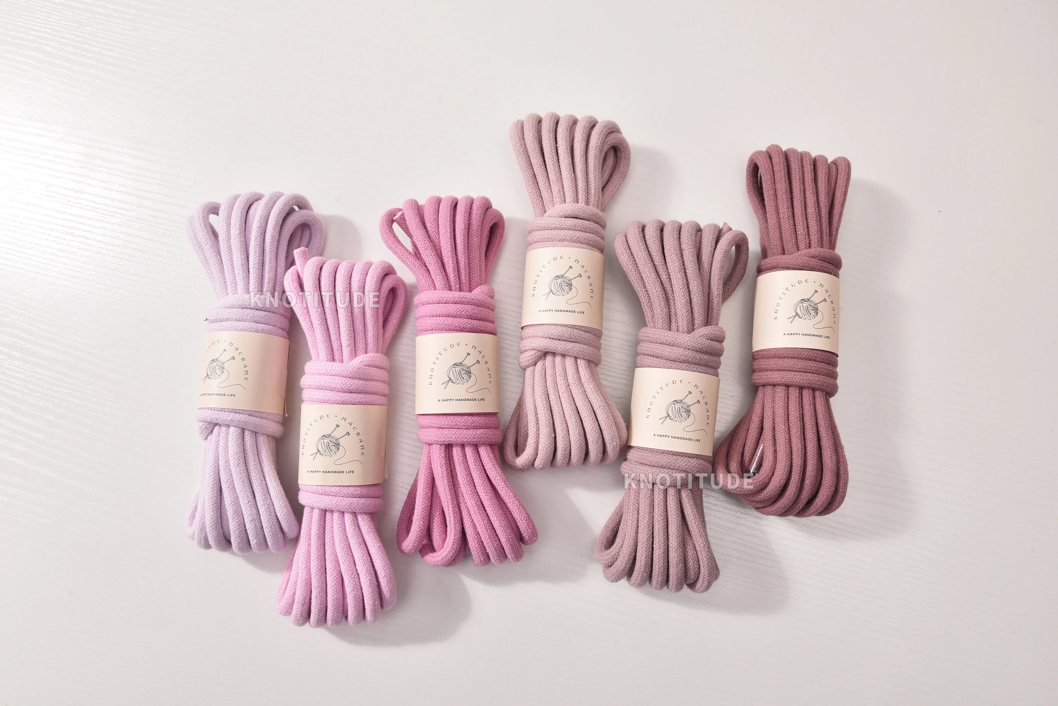 Vibrant 6mm Cotton Braid Cord - 5 Meters