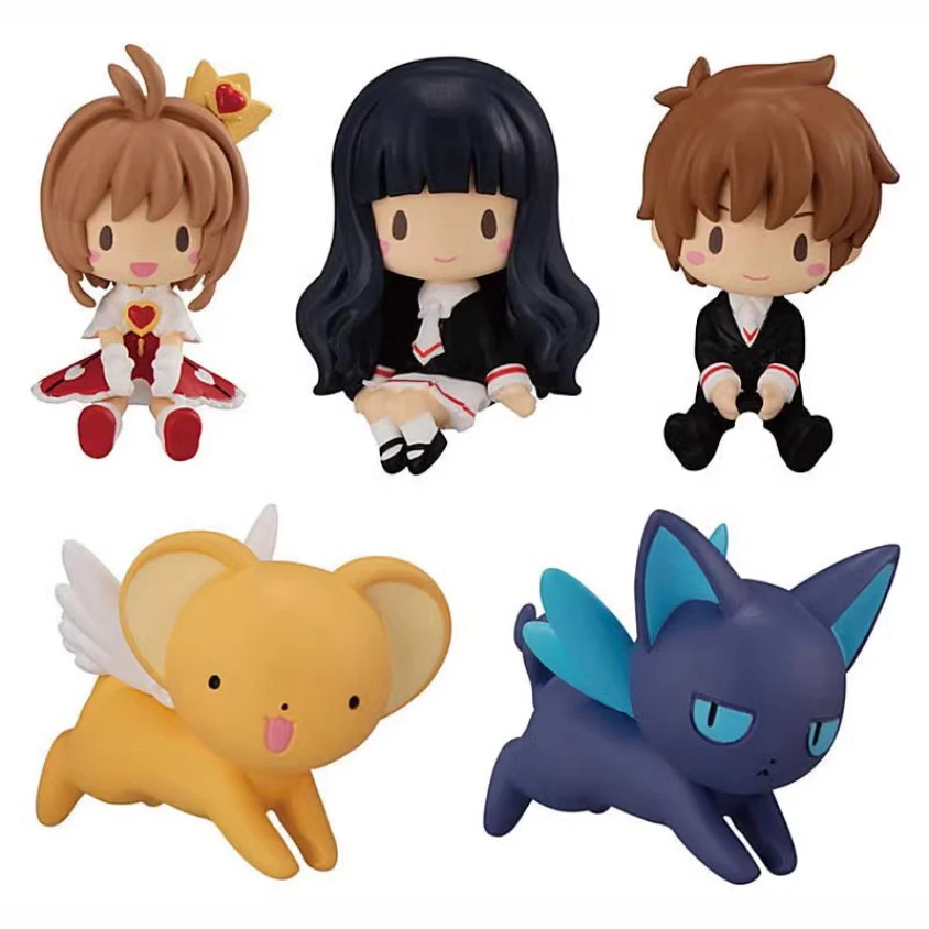 

Оригинальная BANDAI Cardcaptor Sakura Kinomoto Sakura Daidouji Tomoyo Cerberus, декоративная модель для передачи данных, капсульные игрушки