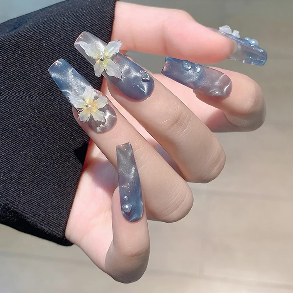 Round Magnet Balls Multi-function Nails Sparkling Flower Carving Cat Magnet Nail Art Tool Can Be Disassemble 20Pcs/Set 5MM magnetic nail art tools cat eye nail tool magnetic nail tools nail care tools