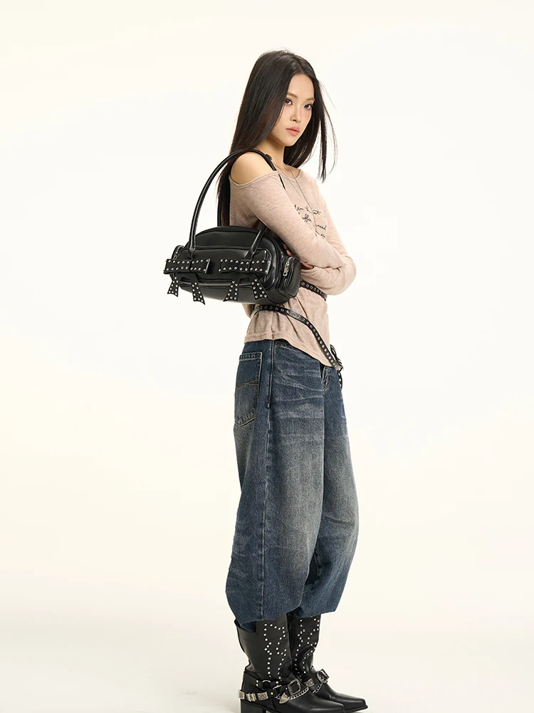 Fashion Luxury Design PU Leather Shoulder Bag Women Clutch Handbag Purse Female Underarm Bag Travel Totes