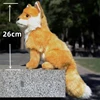 Red Fox High Fidelity Anime Cute Plushie Vulpe Plush Toys Lifelike Animals Simulation Stuffed Doll Toy Gifts For Kids 2