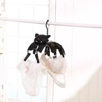 Cartoon Cat Drying Rack Windproof Drying Hanger Home Bra Underwear Socks Non-slip Hanger Children Adults Wardrobe Storage Rack 2