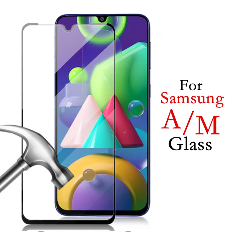 

9H Tempered Glass For Samsung Galaxy A71 A51 A41 A31 A21 A21S M51M31S M31 M21 M11 M01 Glass HD Screen Protector Film Accessories