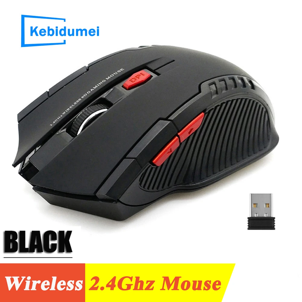 Mini myš 2.4ghz bezdrátový myš herní tichá mice optický počítač úřad 2000DPI odborný pro macbook PC notebook klávesnice