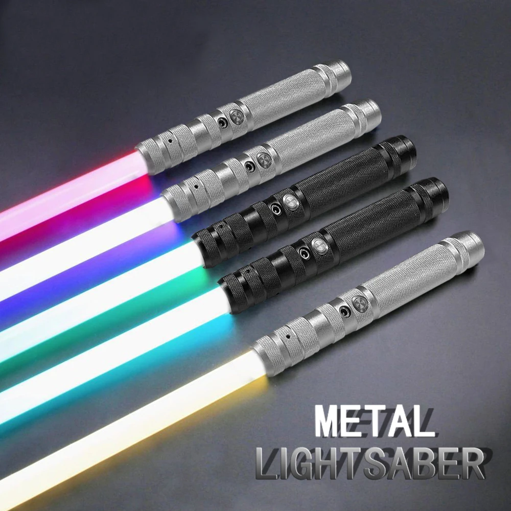 Lightsaber Light Up Saber LED Lighted Swords with Sound Effect Metal