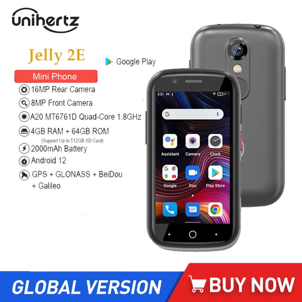 スマートフォン本体 ANDROID - Unihertz J Unihertz Jelly Star - 最小の 3.0 インチ Android 13